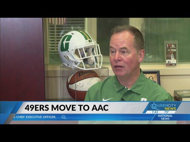 UNC Charlotte excited about new AAC conference