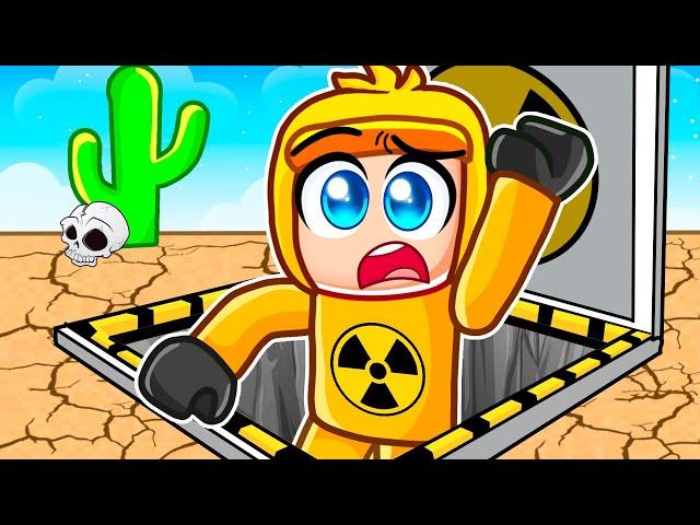 Surviving 100 DAYS in Nuclear Wasteland in Roblox!