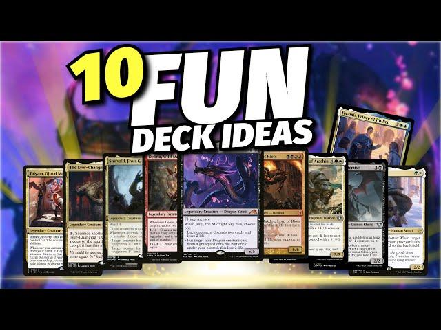 10 Fun Commander Deck Ideas | Concept Corner Vol. 2 | Magic: The Gathering | Commander