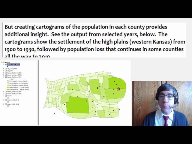 Creating Regional Cartograms in ArcGIS