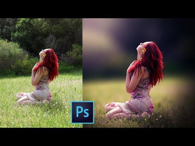 How to Blur Background and Retouching a Photo in Photoshop CC