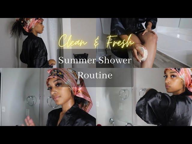 2023 summer shower routine | smelling fresh & feeling clean all day