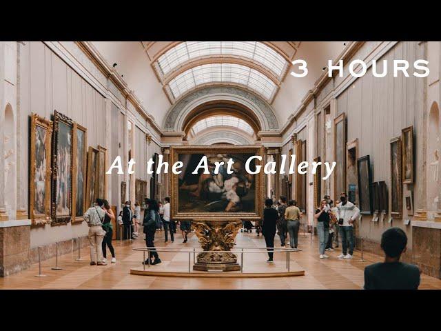 Museum & Art Gallery Ambience Sounds for Sleep & Focus (Study, Work) — 3 HOURS