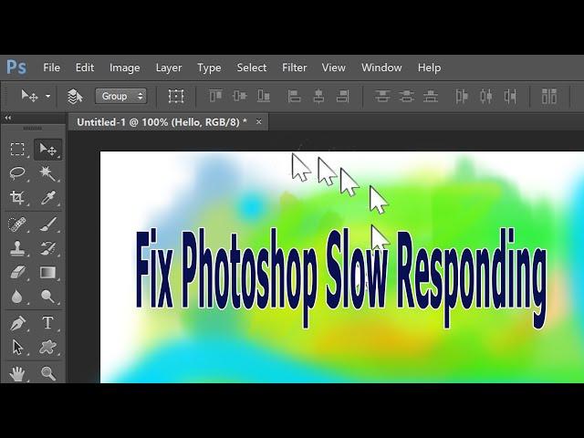 How to Fix Slow Responding Problems in Photoshop