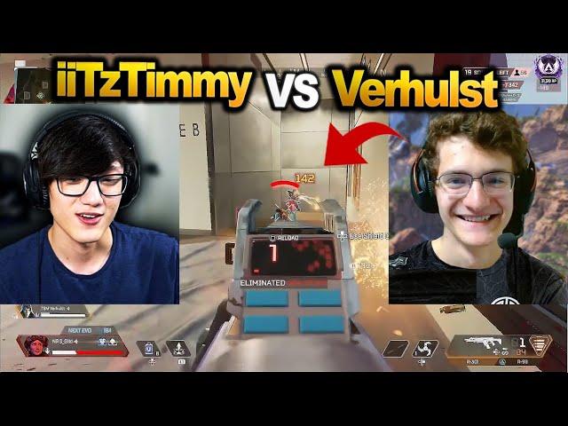 TSM Verhulst vs iiTzTimmy in *NEW* Olympus Ranked MAP!! TIMMY IS STILL IN GOD MODE! ( apex legends )