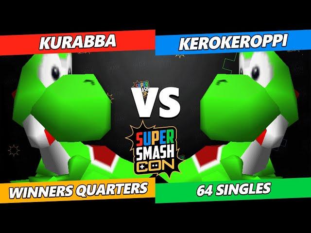 SSC 2023 - Kurabba (Red Yoshi) Vs. Kerokeroppi (Yoshi) Smash 64 Tournament