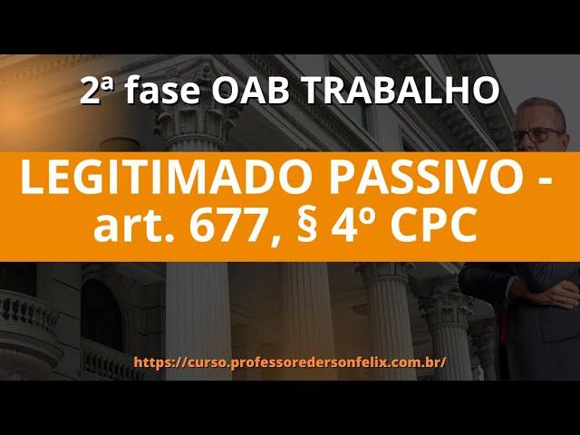 2 fase oab Trabalho -