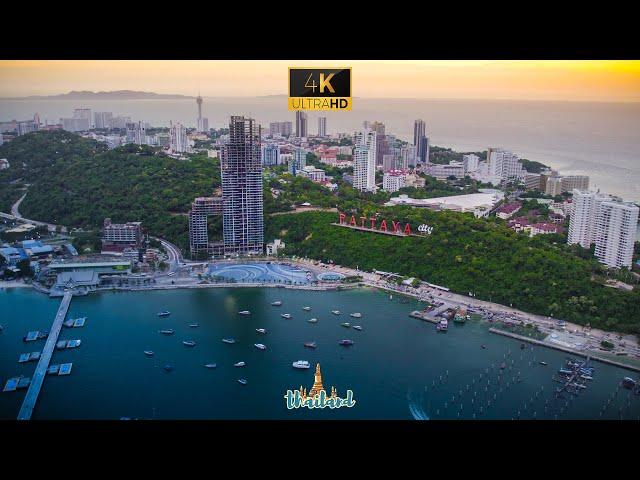 Pattaya in 4K | Exclusive Drone Shots | Thailand Tourism |