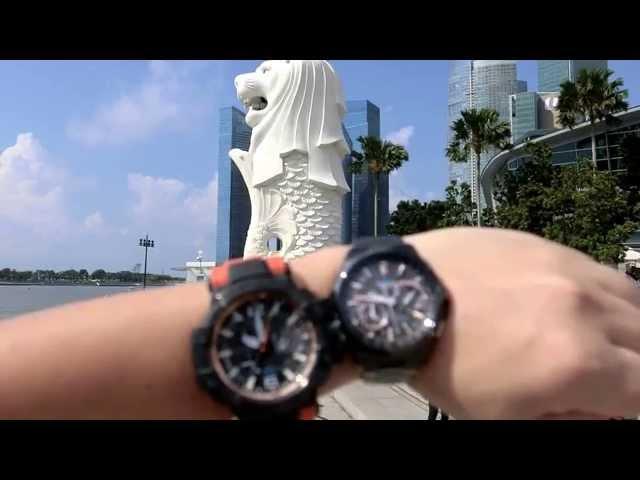 CASIO GPS HYBRID WAVE CEPTOR at Merlion