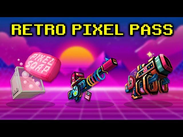 RETRO PIXEL PASS WEAPONS ARE ACTUALLY AMAZING! - Pixel Gun 3D