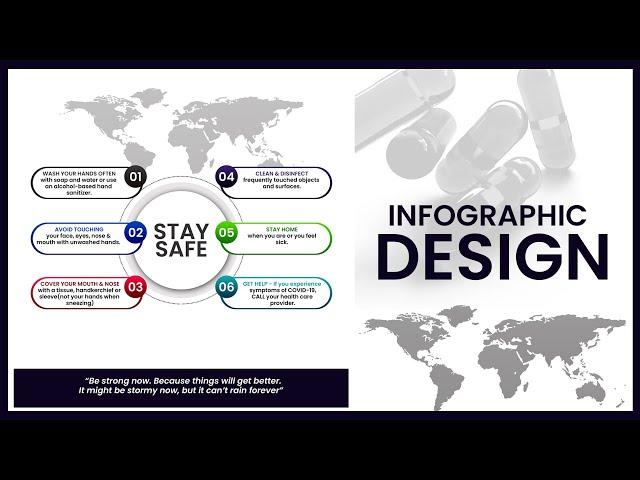 How To Create a Basic Infographic Design | Photoshop Tutorial