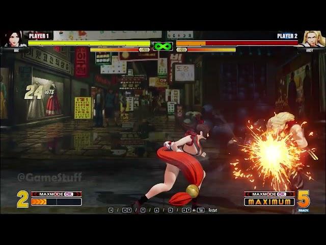 KOF XV Mai Shiranui Another Beautiful Kill Combo