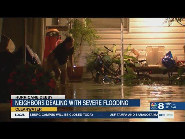 Clearwater mobile home park hit hard with flooding