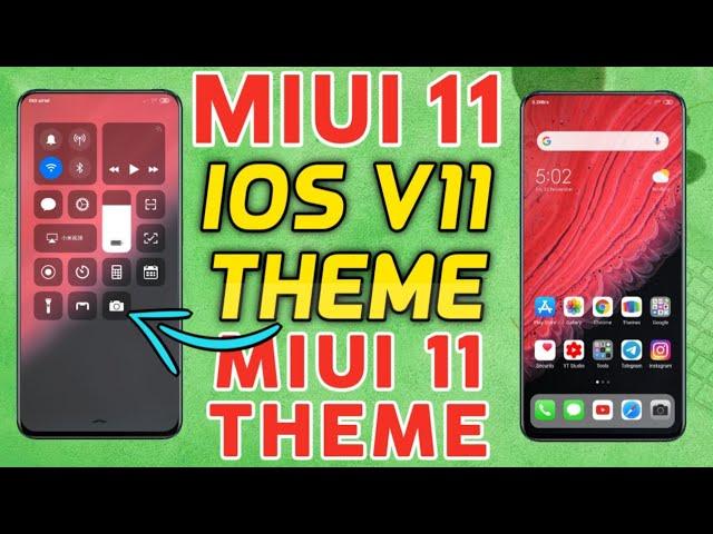 MIUI 11 iOS V11 Theme | MIUI 11 Theme | Best iOS Dark V11 Theme | iOS Black V11 Theme