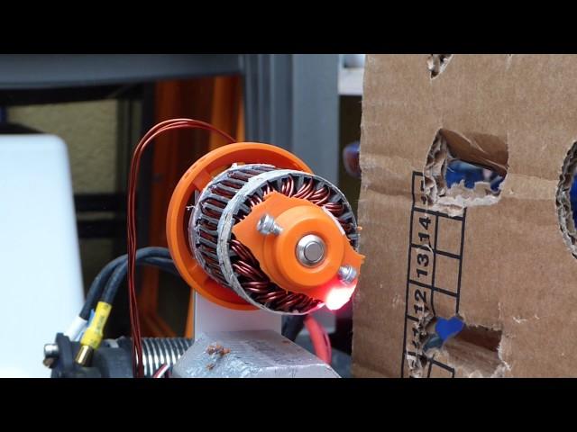 3d-printed brushless Motor - Explore max. RPM (make it explode)