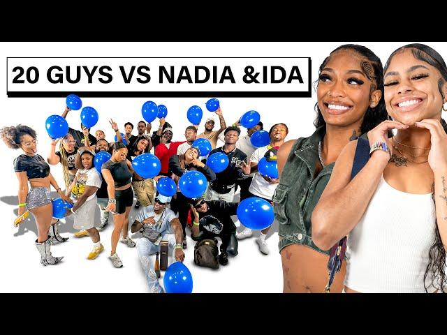 20 GUYS VS 2 INFLUENCERS: NADIA & POSITIVEIDA