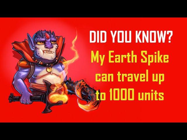 How to Play Lion Dota 2 : Lion's Earth Spike Travelling up to 1000 range