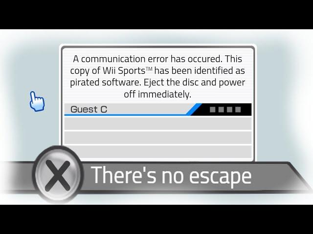 Wii Sports - Anti-Piracy Screen