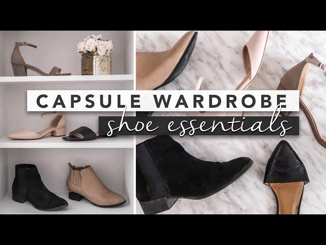 Shoe Essentials for a Capsule Wardrobe and Minimal Style | by Erin Elizabeth