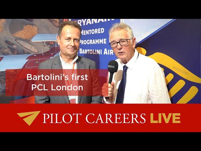 Bartolini Air visit their first Pilot Careers Live in London.