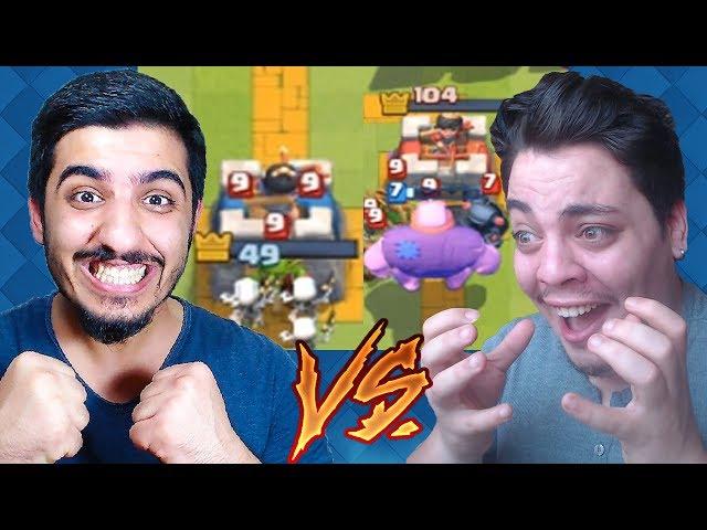 KİM DAHA PRO - Random Aynı Deste W/Harun Kılıç Clash Royale