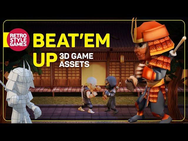 Beat 'em up 3D Game Assets for Unity demo