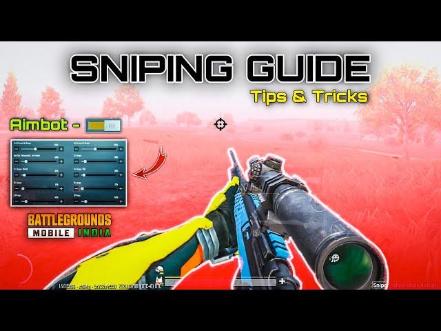 HOW TO IMPROVE SNIPING IN BGMIBATTLEGROUNDS MOBILE INDIA BEST SENSITIVITY FOR FAST SNIPING PUBGM