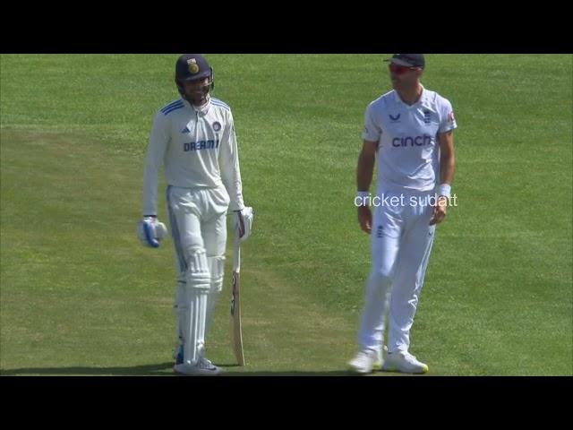 Shubman Gill fight between James Anderson after his century | James Anderson sledging with Gill