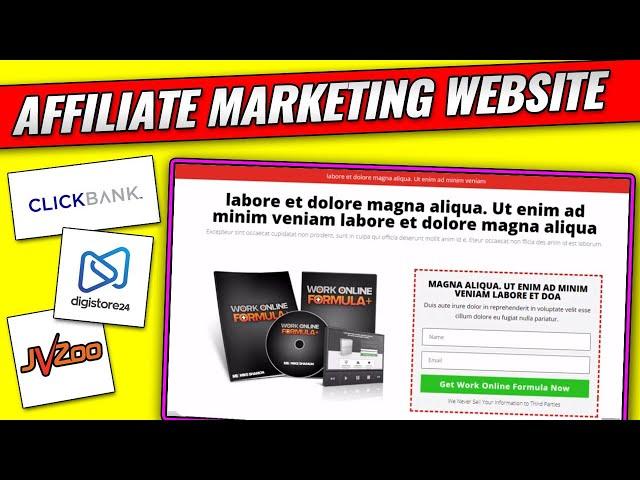 How to Create a Website for Affiliate Marketing