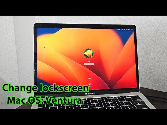 How to change macbook wallpaper lock screen