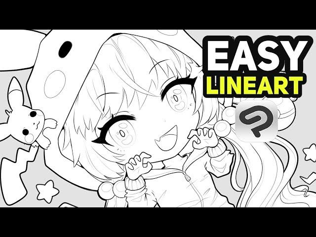 6 Tools in Clip Studio Paint to Make CLEAN & EASY Lineart