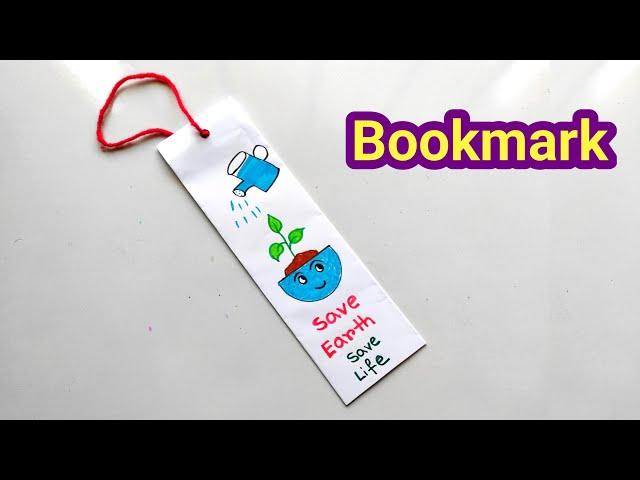 World Environment Day craft easy | Best Environment Day poster making | Environment Day Bookmark