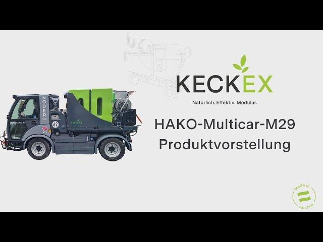 KECKEX - HAKO-Multicar-M29 Produktvorstellung