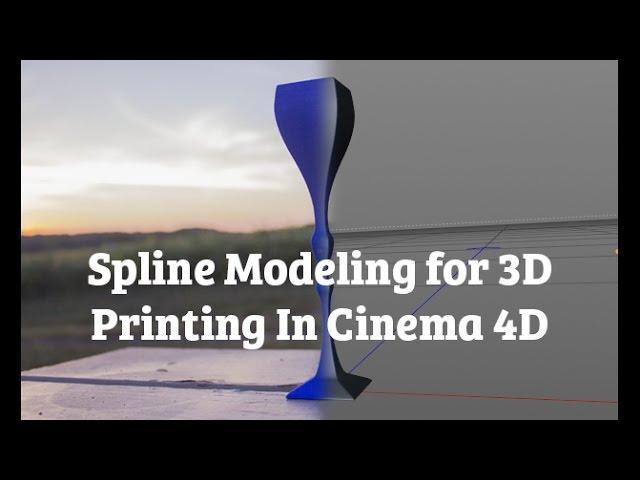 Spline Modeling for 3D Printing in Cinema 4D SkillShare Course