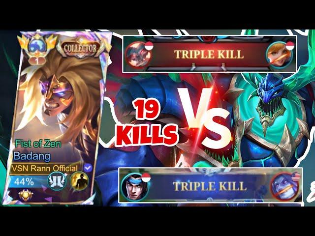 KETEMU AGGRESSIVE THAMUZ VENGEANCE!! KING OF FIGTHER!! | MOBILE LEGEND!!