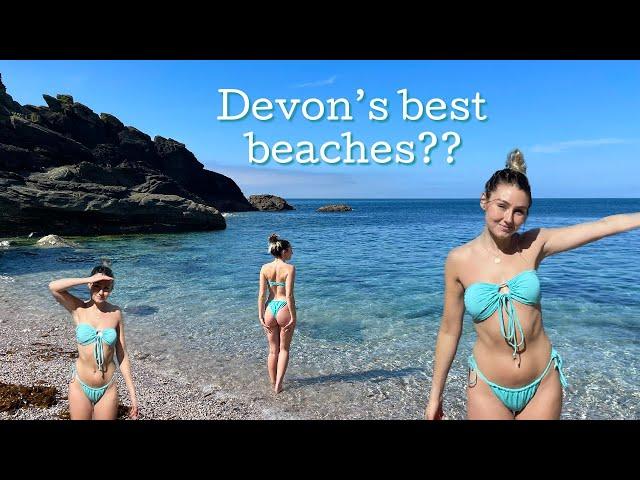 DEVON'S BEST BEACHES?? Van life UK | South West Coastal path