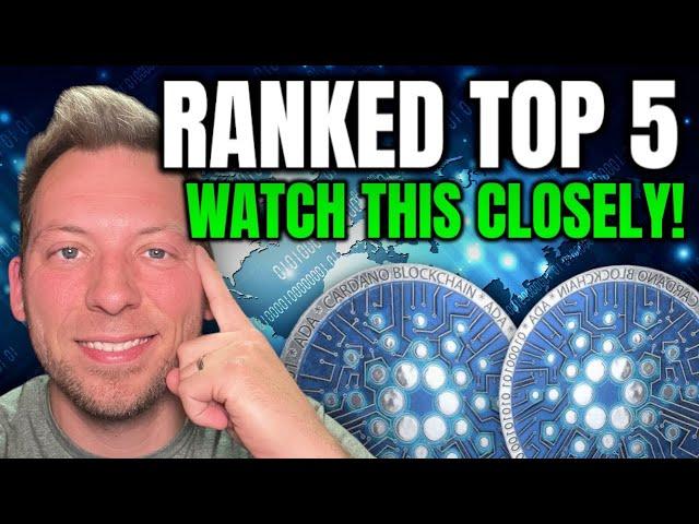 CARDANO ADA - RANKED TOP 5 IN CHINA!!! WATCH THIS CLOSELY!