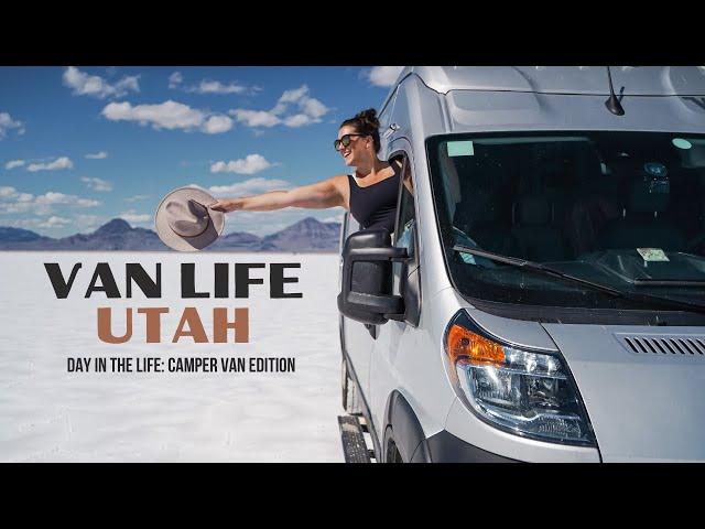We Tried VAN LIFE in UTAH | Day in the Life in a Sprinter Van | @indie_campers Solis Sprinter Van