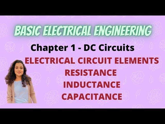 1. Electrical Circuit Elements - Resistance, Inductance, Capacitance |BEE|