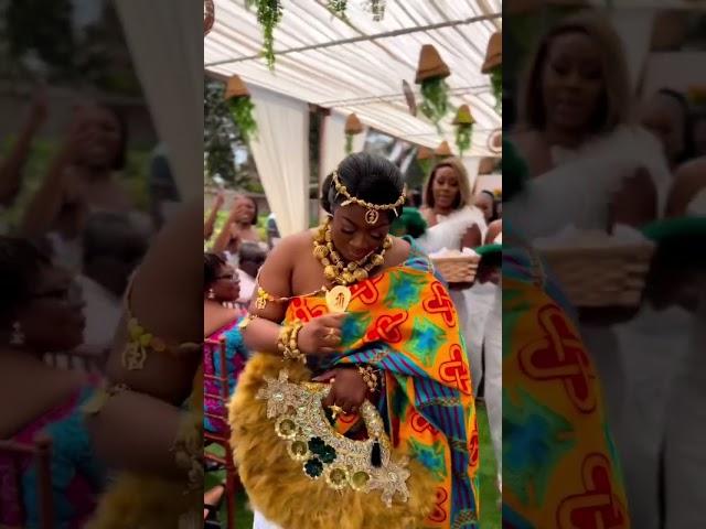 This is Why RICH Ghanaian Traditional Wedding is Trending #weddings #traditional #ghana