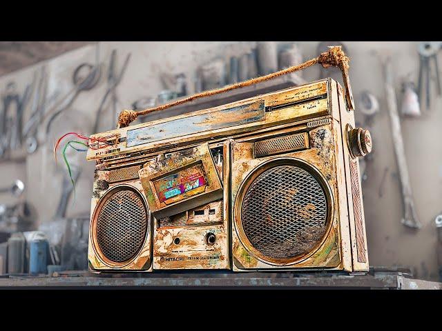 1980 Hitachi | Old Boombox Restoration