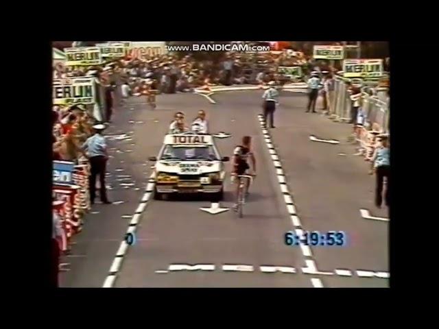 Tour de France 1987 -  Etape 13 - Erik Breukink gagne à Pau