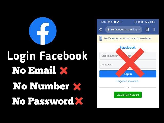 How To Login Facebook Account Whitout Email And Phone Number 2022 [New Method]