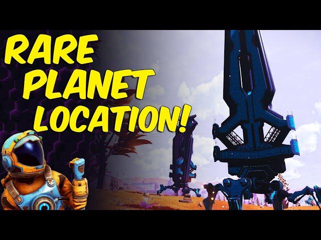 Rare Planet With Living Buildings Location! No Man's Sky Worlds Update