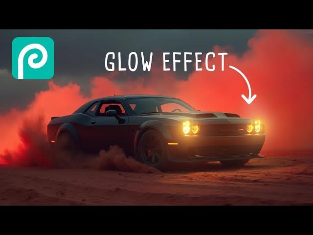 Photopea Tutorial  - Realistic Glowing lights in 3 EASY steps