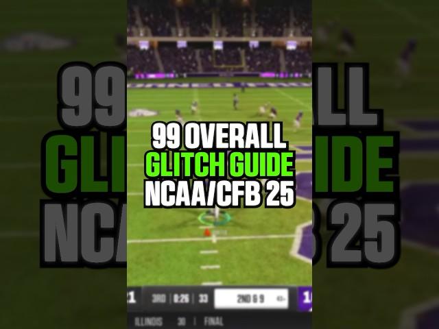 INSTANTLY Get 99 Overall In College Football 25 