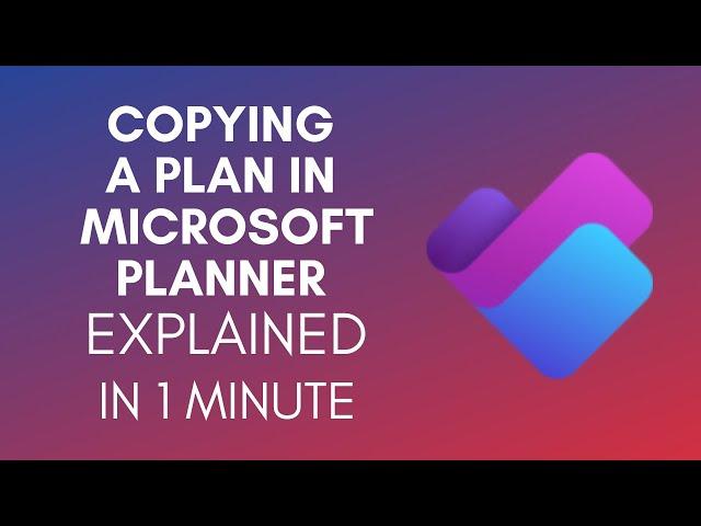 How To Copy A Plan In Microsoft Planner (2025)