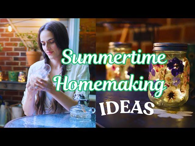 Summer️Homemaking Routine | Gentle Productive Homemaking