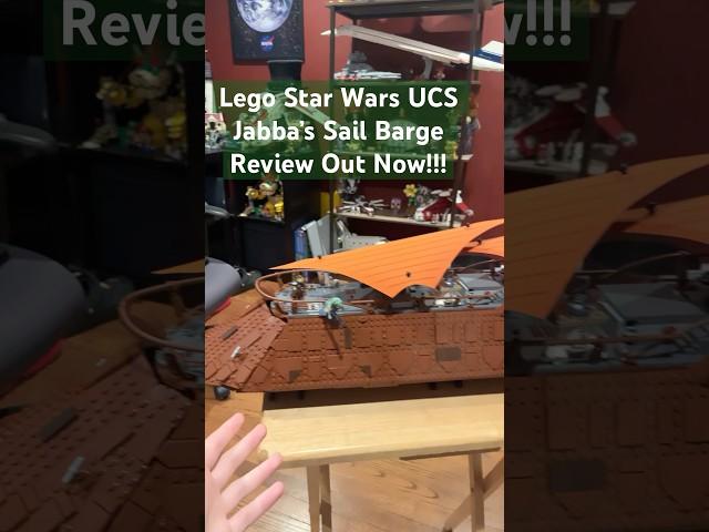 Lego Star Wars UCS Jabba’s Sail Barge Review Out Now!!!