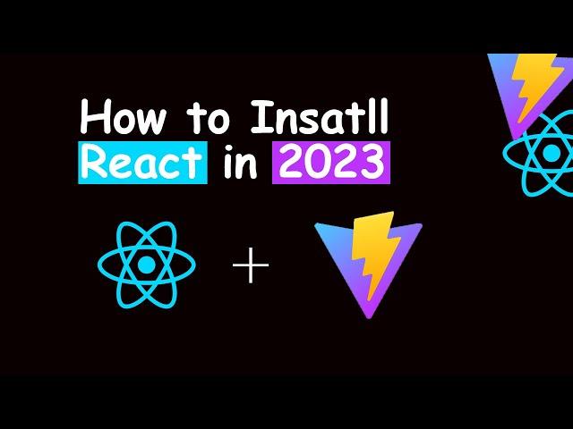 How to Install React in 2023 - Goodbye Create React App - Vite React Project